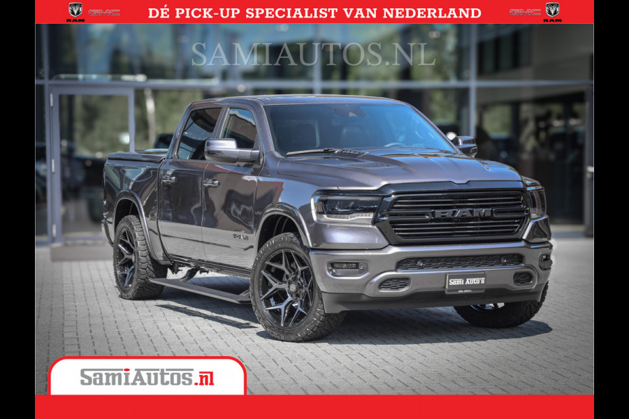 Dodge Ram 1500 Laramie Night 5,7 V8 402PK | Krachtige Hemi | Zeer Rijk Uitgevoerd | Comfortabele Dubbele Cabine met Royale 5 Zitplaatsen | BPM vrij | Nu Leverbaar uit Voorraad | Voorraad Nr 2371 - 2297