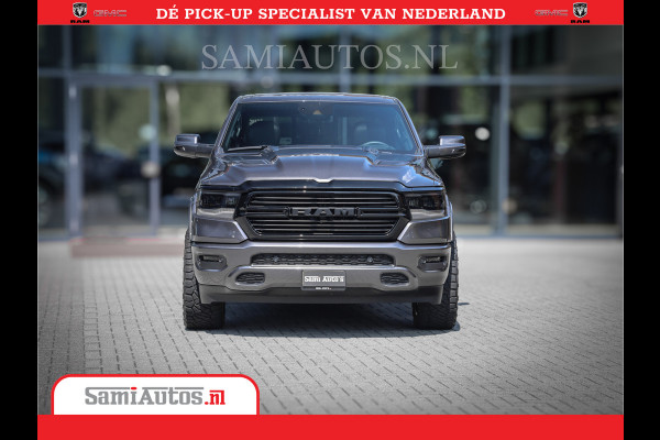 Dodge Ram 1500 Laramie Night 5,7 V8 402PK | Krachtige Hemi | Zeer Rijk Uitgevoerd | Comfortabele Dubbele Cabine met Royale 5 Zitplaatsen | BPM vrij | Nu Leverbaar uit Voorraad | Voorraad Nr 2371 - 2297