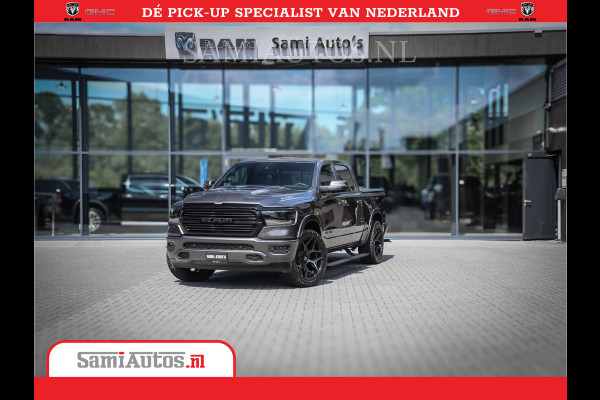Dodge Ram 1500 Laramie Night 5,7 V8 402PK | Krachtige Hemi | Zeer Rijk Uitgevoerd | Comfortabele Dubbele Cabine met Royale 5 Zitplaatsen | BPM vrij | Nu Leverbaar uit Voorraad | Voorraad Nr 2371 - 2297