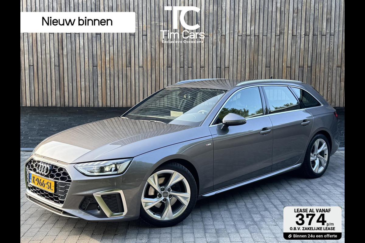 Audi A4 Avant 35 TFSI S edition Automaat | Navigatiesysteem | Climate control | Cruise control | Draadloze telefoonlader | 18 inch licht Audi A4 Avant 35 TFSI S edition Automaat | Navigatiesysteem | Climate control | Cruise control | Draadloze telefoonlader | 18 inch licht