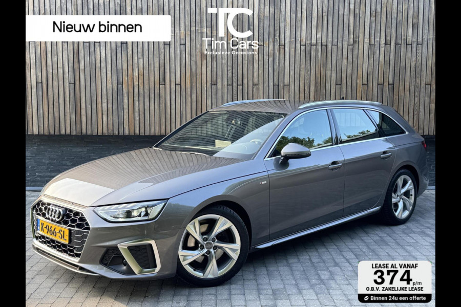 Audi A4 Avant 35 TFSI S edition Automaat | Navigatiesysteem | Climate control | Cruise control | Draadloze telefoonlader | 18 inch licht