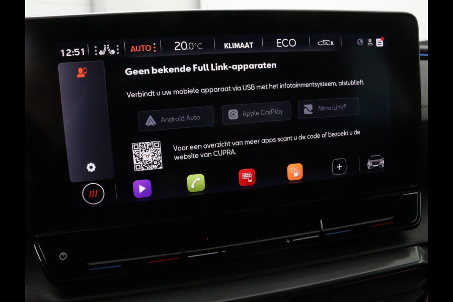 CUPRA Formentor 1.4 eHybrid | Stoel & Stuurverwarming | Camera | Adaptive cruise | Carplay | Full LED | Sfeerverlichting