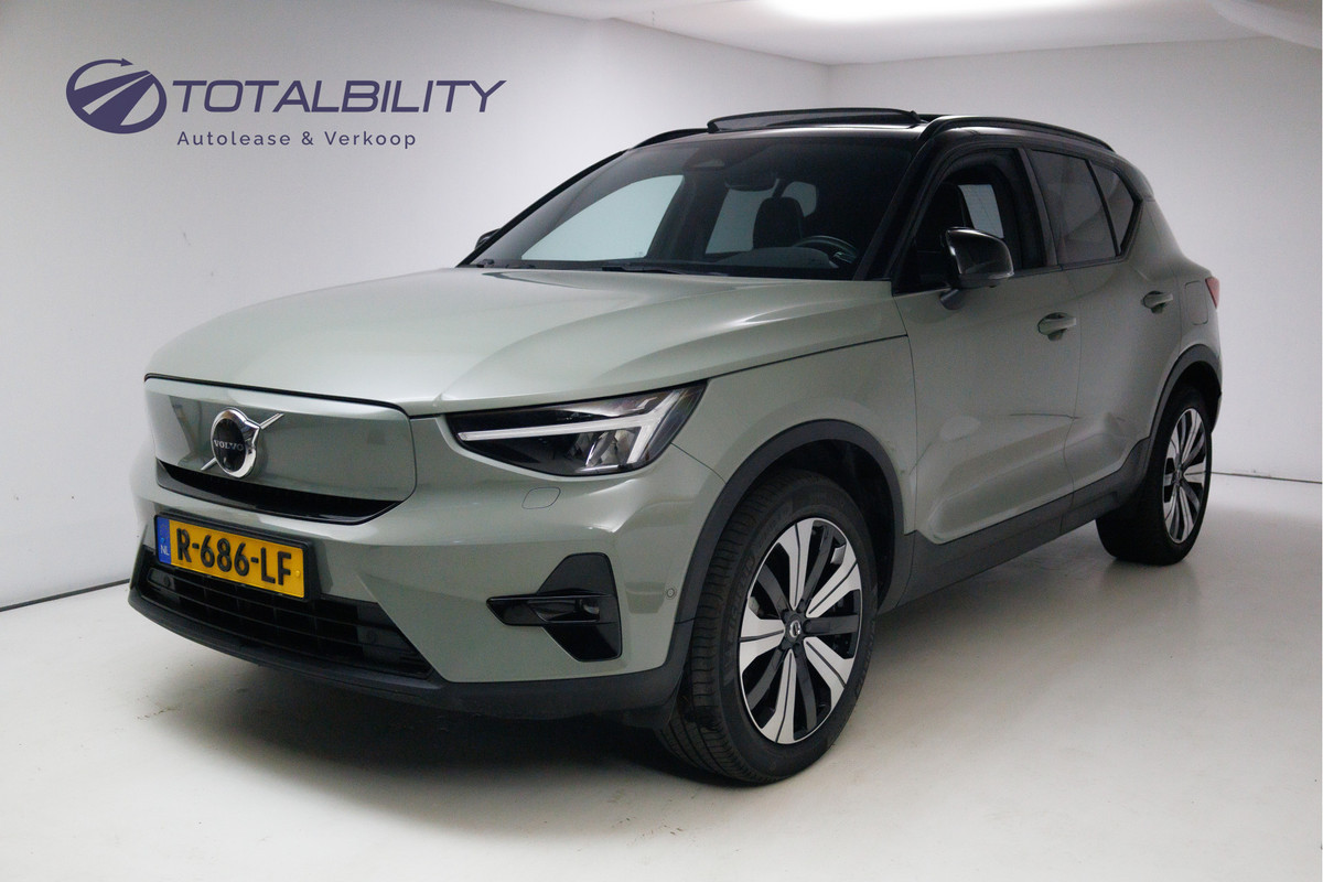 Volvo XC40 Recharge Ultimate 70 kWh | Pano | Harman Kardon | Elec. Haak | Leer/Alcantara | 360 Camera Adaptieve Cruise, Draadloze telefoonlader, Elec. stoelen Volvo XC40 Recharge Ultimate 70 kWh | Pano | Harman Kardon | Elec. Haak | Leer/Alcantara | 360 Camera Adaptieve Cruise, Draadloze telefoonlader, Elec. stoelen