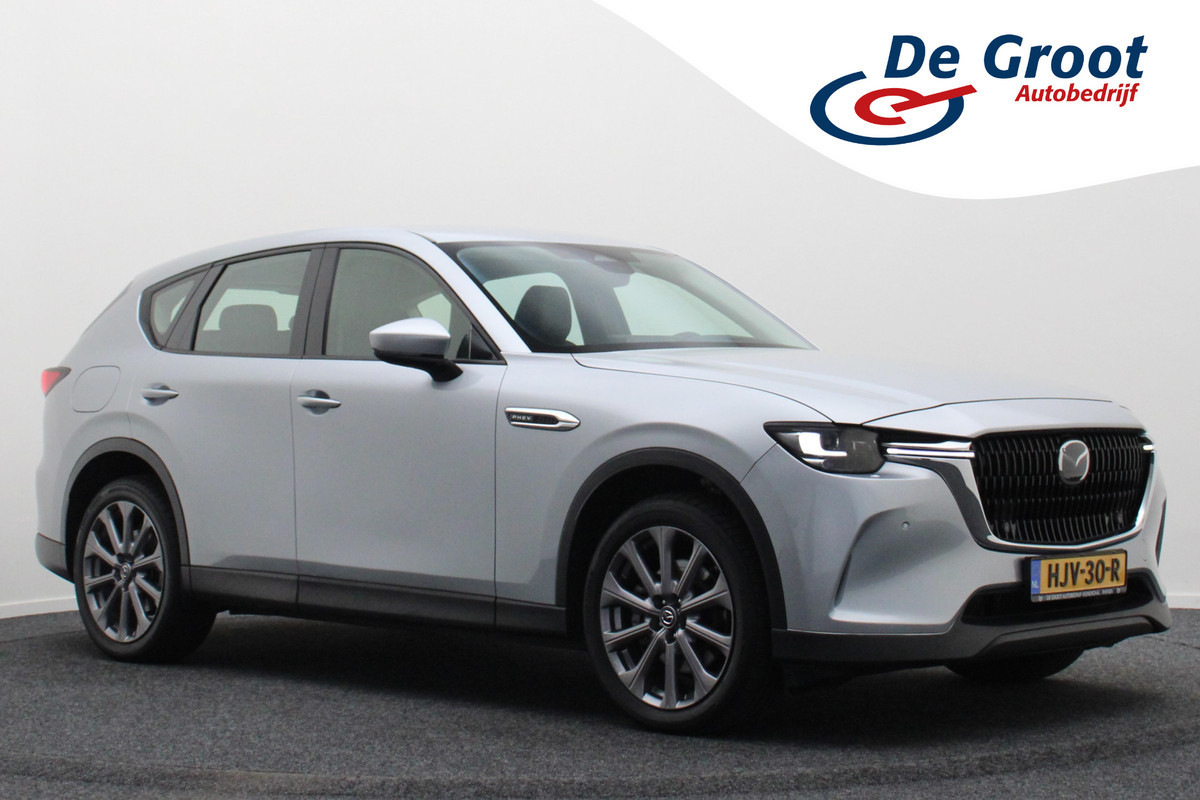 Mazda CX-60 2.5 e-SkyActiv PHEV Homura Leer, Memory, Head-Up, Stoelventilatie, Dodehoeksensor, Camera Mazda CX-60 2.5 e-SkyActiv PHEV Homura Leer, Memory, Head-Up, Stoelventilatie, Dodehoeksensor, Camera