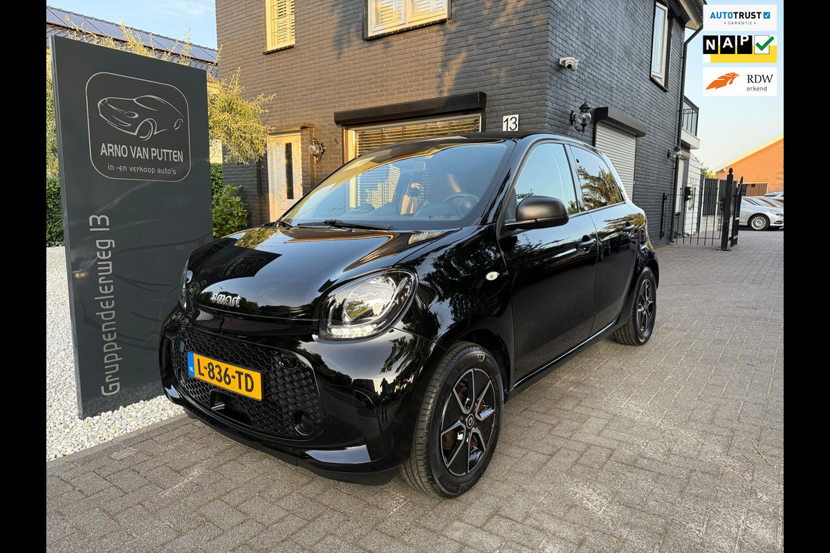 Smart Forfour EQ Essential 18 kWh - Leer - Airco - Cruise Smart Forfour EQ Essential 18 kWh - Leer - Airco - Cruise