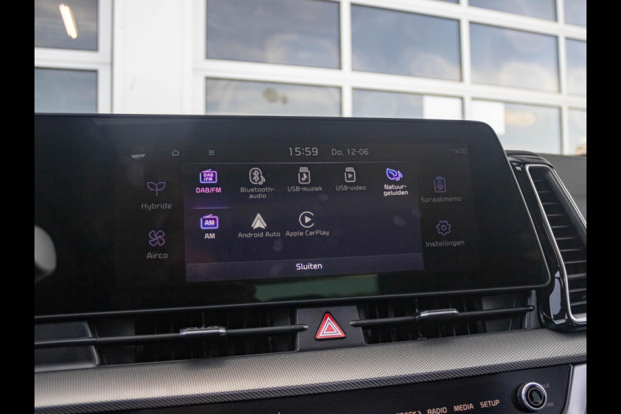 Kia Sportage 1.6 T-GDi Hybrid DynamicPlusLine Schuifkantel dak l Stoel en Stuurwielverwarming l 1360 KG trek gewicht l