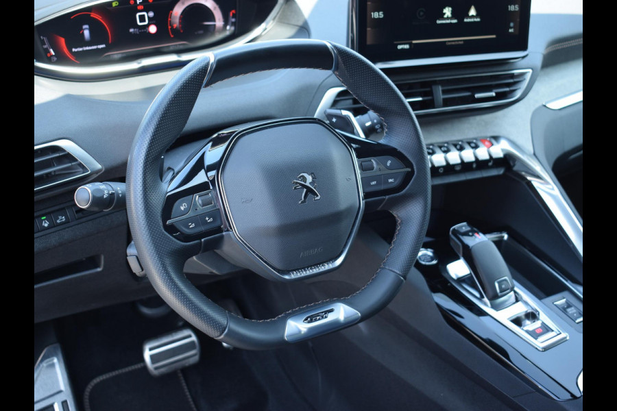 Peugeot 5008 1.6 PureTech GT AUTOMAAT | SCHUIFDAK | LEREN BEKLEDING | NAVI & CARPLAY | ACHTERUITRIJCAMERA |