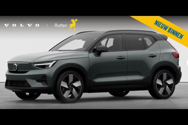 Volvo EX40 Single Motor Extended Range Plus 82 kWh / 360 camera / Dak in contrasterende kleur, Black Stone / Extra getint glas / Lounge-pakket