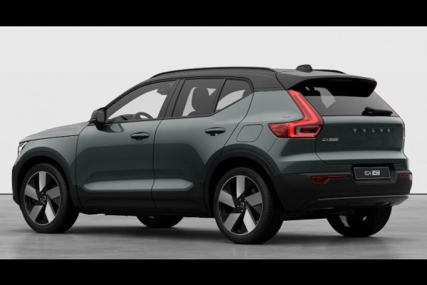 Volvo EX40 Single Motor Extended Range Plus 82 kWh / 360 camera / Dak in contrasterende kleur, Black Stone / Extra getint glas / Lounge-pakket
