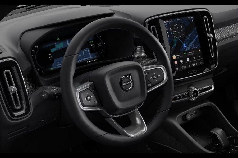 Volvo EX40 Single Motor Extended Range Plus 82 kWh / 360 camera / Dak in contrasterende kleur, Black Stone / Extra getint glas / Lounge-pakket