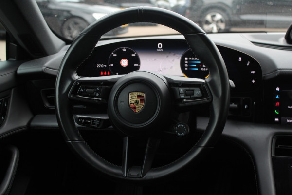 Porsche Taycan 4S Performance 84 kWh / Panoramadak / Camera / Passengerdisplay / 20'' / Luchtvering / Sportdesign / Sportchrono / Keyless / Stuurverwarming / Bose / ACC / Dodehoek / Stoelverwarming / Warmtepomp