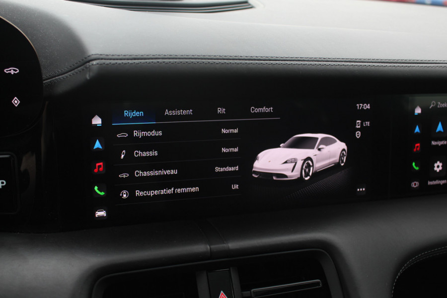 Porsche Taycan 4S Performance 84 kWh / Panoramadak / Camera / Passengerdisplay / 20'' / Luchtvering / Sportdesign / Sportchrono / Keyless / Stuurverwarming / Bose / ACC / Dodehoek / Stoelverwarming / Warmtepomp