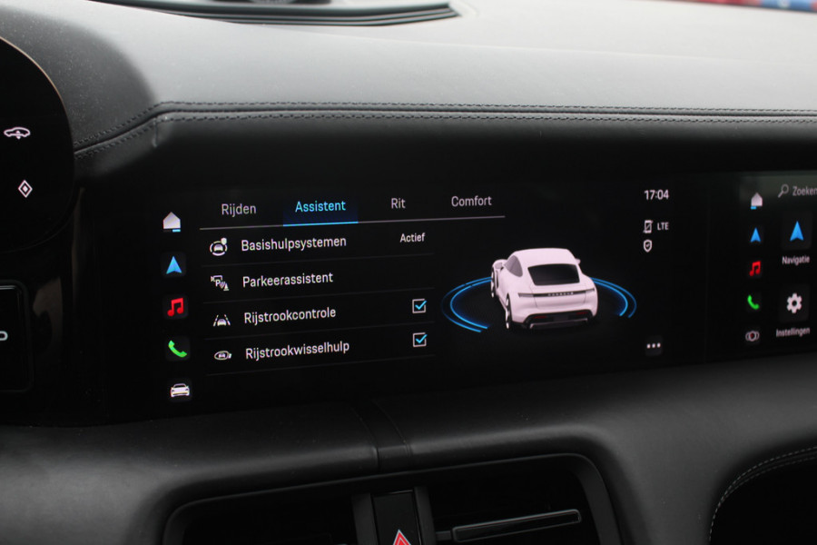 Porsche Taycan 4S Performance 84 kWh / Panoramadak / Camera / Passengerdisplay / 20'' / Luchtvering / Sportdesign / Sportchrono / Keyless / Stuurverwarming / Bose / ACC / Dodehoek / Stoelverwarming / Warmtepomp