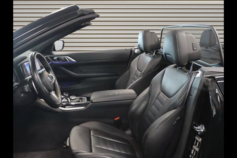 BMW 4 Serie Cabrio 430i xDrive M-SPORT ** LED, NAVI+, LEDER, NEKVERW, 19-inch LMV, ZEER EXCL. ** UNFALLFREI - Ex BMW ** ** INFORMEER OOK NAAR ONZE AANTREKKELIJKE FINANCIAL-LEASE TARIEVEN **