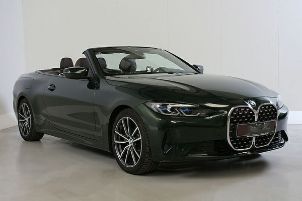BMW 4 Serie Cabrio 430iA ** LASER, NAVI+, BRUIN LEDER, NEKVERW, 18-inch LMV, VERW. STUUR ** 1e EIG - UNFALLFREI ** ** INFORMEER OOK NAAR ONZE AANTREKKELIJKE FINANCIAL-LEASE TARIEVEN **