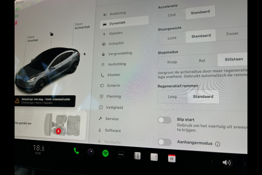 Tesla Model 3 Standard RWD Plus 60 kWh 87% SOH Trekhaak (1.000kg) 1e Eigenaar Rijklaarprijs!