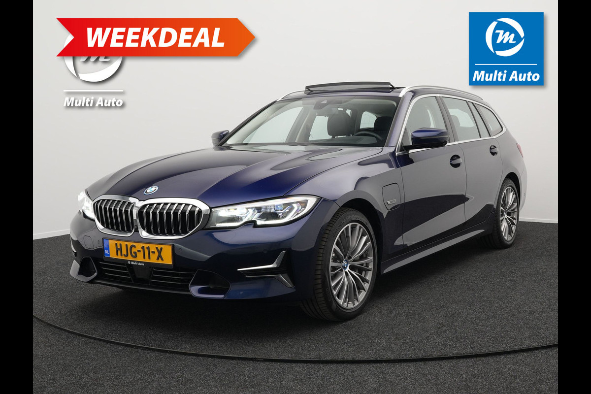 BMW 3 Serie Touring 330e Luxury Line Plug In Hybrid 293pk PHEV | Panodak | Laser LED | Adaptive Onderstel | 360 Camera | Adaptive cruise | Head Up | Lederen Sportstoelen Memory | Sfeerverlichting | 18"L.M | Keyless | BMW 3 Serie Touring 330e Luxury Line Plug In Hybrid 293pk PHEV | Panodak | Laser LED | Adaptive Onderstel | 360 Camera | Adaptive cruise | Head Up | Lederen Sportstoelen Memory | Sfeerverlichting | 18"L.M | Keyless |