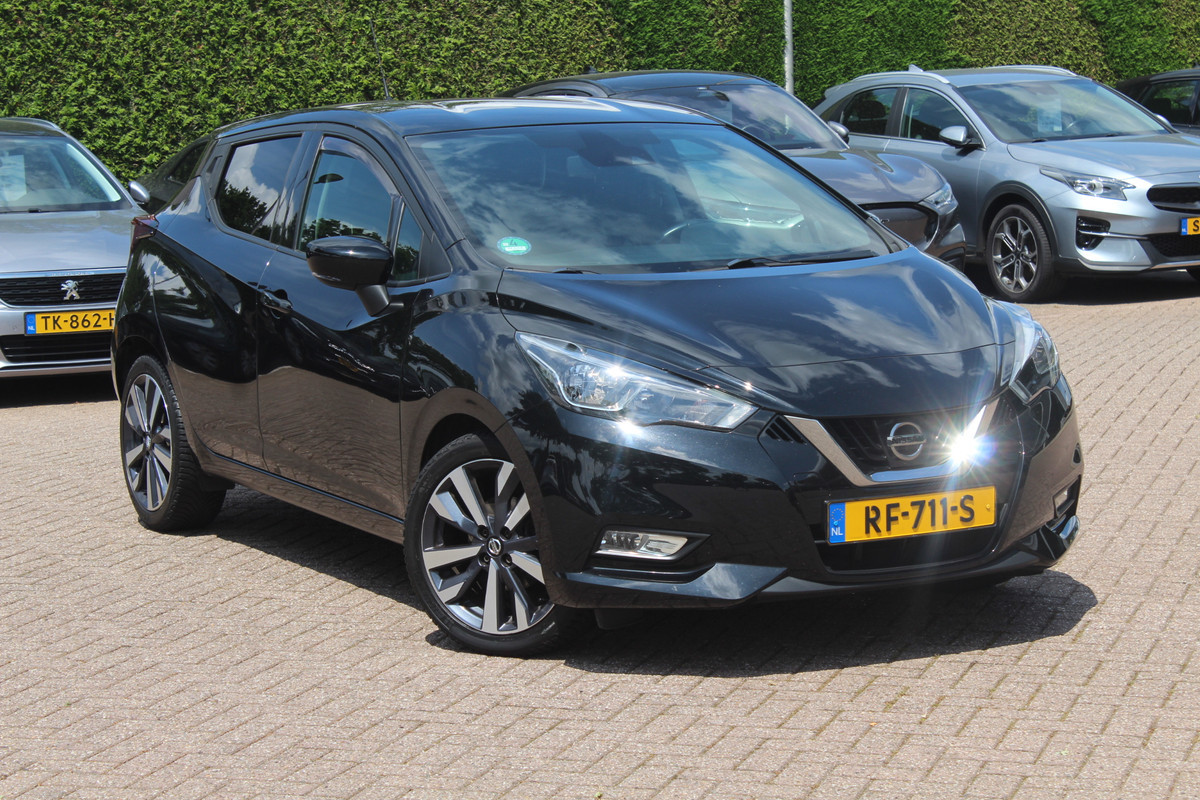 Nissan Micra 0.9 IG-T Tekna / Camera / Navigatie / 17'' / Premium Audio / Keyless / DAB / Cruise Control Nissan Micra 0.9 IG-T Tekna / Camera / Navigatie / 17'' / Premium Audio / Keyless / DAB / Cruise Control