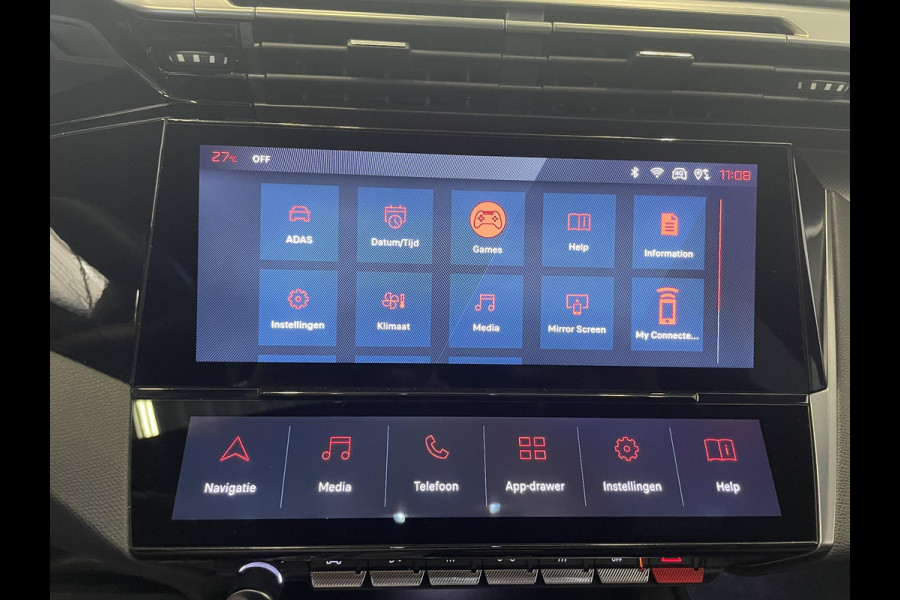 Peugeot 308 1.2 PureTech GT Climate control Adaptive cruise control Parkeersensoren Achteruitrijcamera Navigatie Voorstoelen verwarmd LED Apple Carplay/ Android Auto