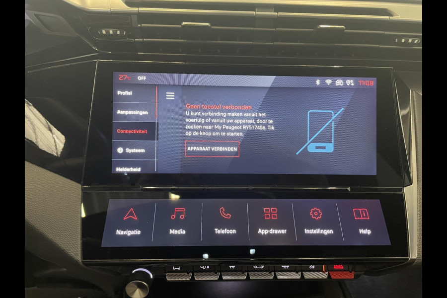 Peugeot 308 1.2 PureTech GT Climate control Adaptive cruise control Parkeersensoren Achteruitrijcamera Navigatie Voorstoelen verwarmd LED Apple Carplay/ Android Auto