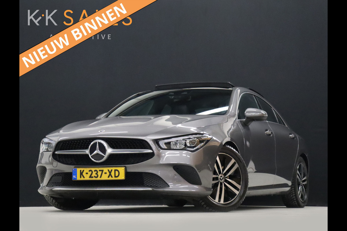 Mercedes-Benz CLA-Klasse 180 Business Solution Luxury [SCHUIFKANTELDAK, SFEERVERLICHTING, CAMERA, WIDESCREEN, VOL LEDER, STOELVERWARMING, PDC V+A, CRUISE, CLIMATE, NIEUWSTAAT]