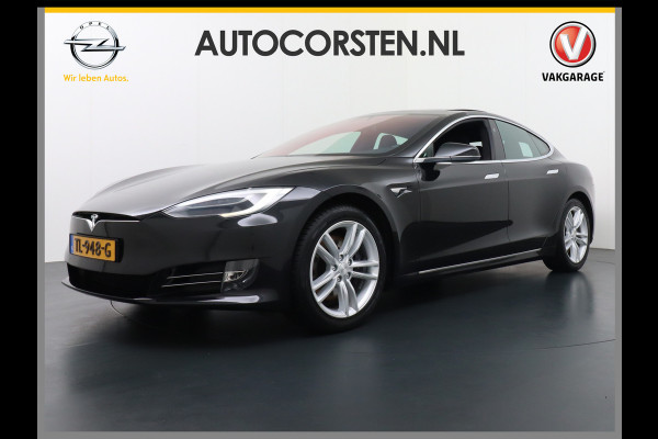 Tesla Model S 75D AWD Luchtvering Enhanced AutoPilot Navi Panorama-Dak Camera Adaptive-Led Elektr.Stuur en Stoel+Geheugen+Spiegels+verwarmd El 19"Lmv 4WD Schuifkanteldak WiFi Rijstrookhulp Bordherkenning ACC ESP Dodehoek Detector Mistlampen Verwarmde-Sproeiers Nieuwprijs € 103.600,- !!