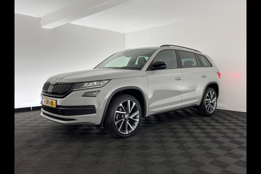 Škoda Kodiaq 1.5 TSI Sportline Business Aut. *LEATHER-ALCANTARA | FULL-LED | HEATED-SPORTSEATS | ADAPTIVE-CRUISE | MEMORY-PACK | DIGI-COCKPIT | CANTON-AUDIO | SHIFT-PADDLES | CARPLAY | AMBIENT-LIGHT | KEYLESS | DAB | 20''ALU*