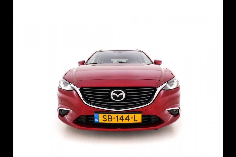 Mazda 6 Sportbreak 2.2D SkyActiv-D 150 Skylease GT *LUXURY-LEATHER | FULL-LED | NAVI-FULLMAP | MEMORY-PACK | BOSE-AUDIO | BLIND-SPOT | CAMERA | KEYLESS | ECC | HEATED-SPORTSEATS | PDC | CRUISE | 17"ALU*
