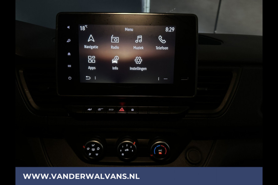 Renault Trafic 2.0 dCi L2H1 Euro6 Airco | Navigatie | LED | Trekhaak | Cruisecontrol | Parkeersensoren, Bijrijdersbank