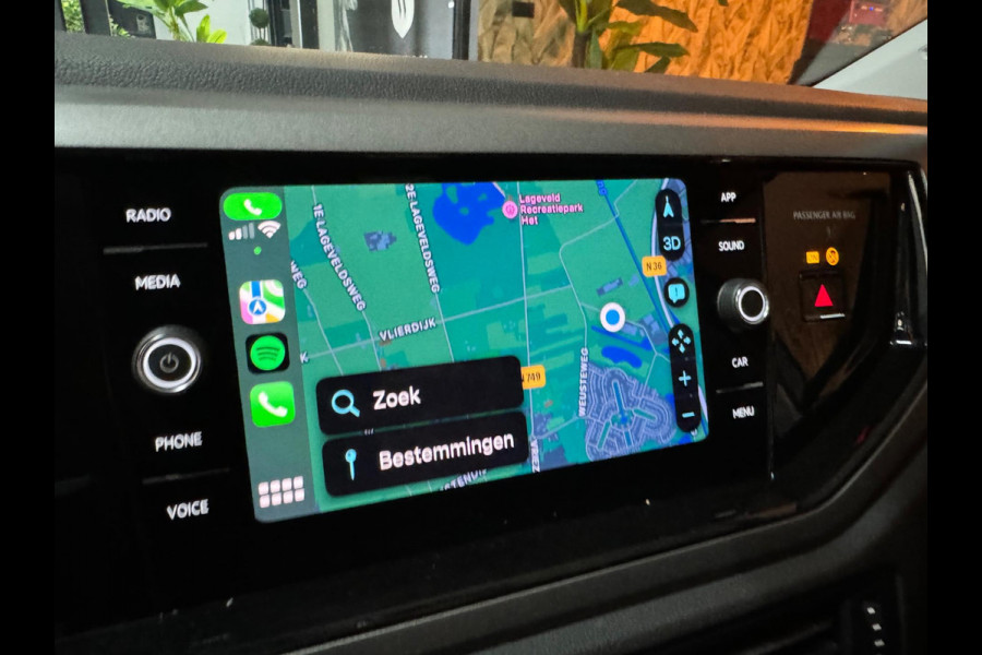 Volkswagen Polo 1.0 TSI Comfortline Garantie Trekhaak CarPlay StoelVW Led Cruise Navi Airco Rijklaar