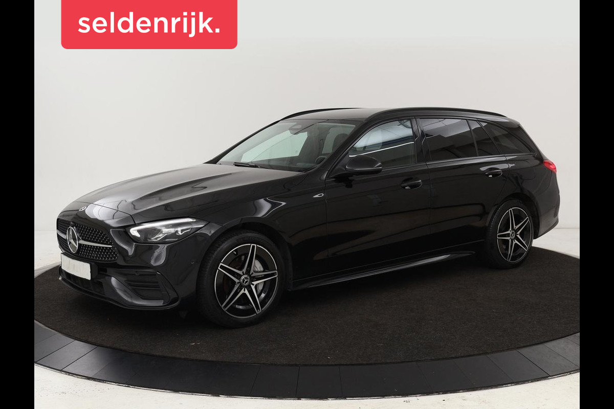 Mercedes-Benz C-Klasse 300e AMG Night | Adaptive cruise | Stoelverwarming | Trekhaak | Carplay | Camera | Sfeerverlichting | Full LED Mercedes-Benz C-Klasse 300e AMG Night | Adaptive cruise | Stoelverwarming | Trekhaak | Carplay | Camera | Sfeerverlichting | Full LED