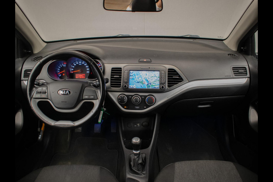 Kia Picanto 1.0 CVVT EconomyPlusLine (NAVI,AIRCO,LM VELGEN,SPORTSTOELEN,LED,NIEUWE APK,ELECTRISCH PAKKET,NETTESTAAT)