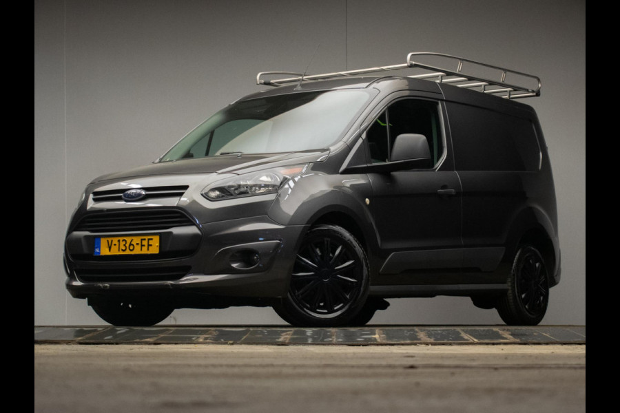 Ford Transit Connect 1.5 TDCI L1 Sport (NAVI,CAMERA,IMPERIAAL,3 ZITS,TREKHAAK,BLACK,NIEUWE APK,NETTESTAAT)