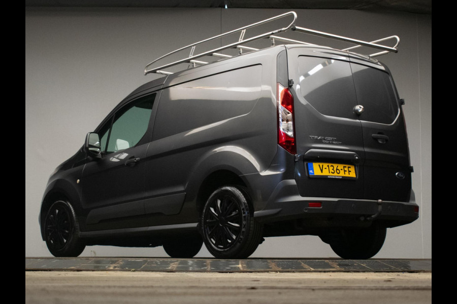 Ford Transit Connect 1.5 TDCI L1 Sport (NAVI,CAMERA,IMPERIAAL,3 ZITS,TREKHAAK,BLACK,NIEUWE APK,NETTESTAAT)