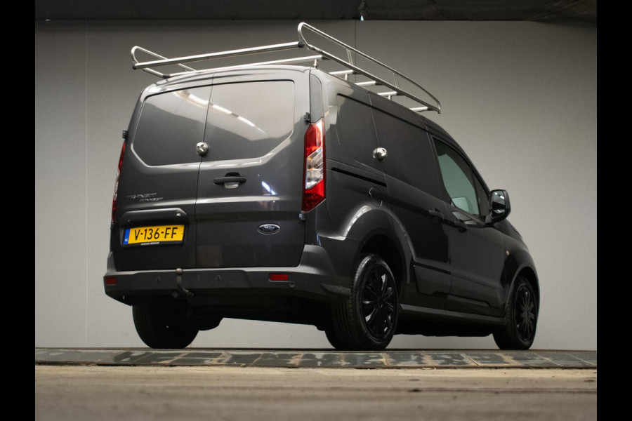 Ford Transit Connect 1.5 TDCI L1 Sport (NAVI,CAMERA,IMPERIAAL,3 ZITS,TREKHAAK,BLACK,NIEUWE APK,NETTESTAAT)