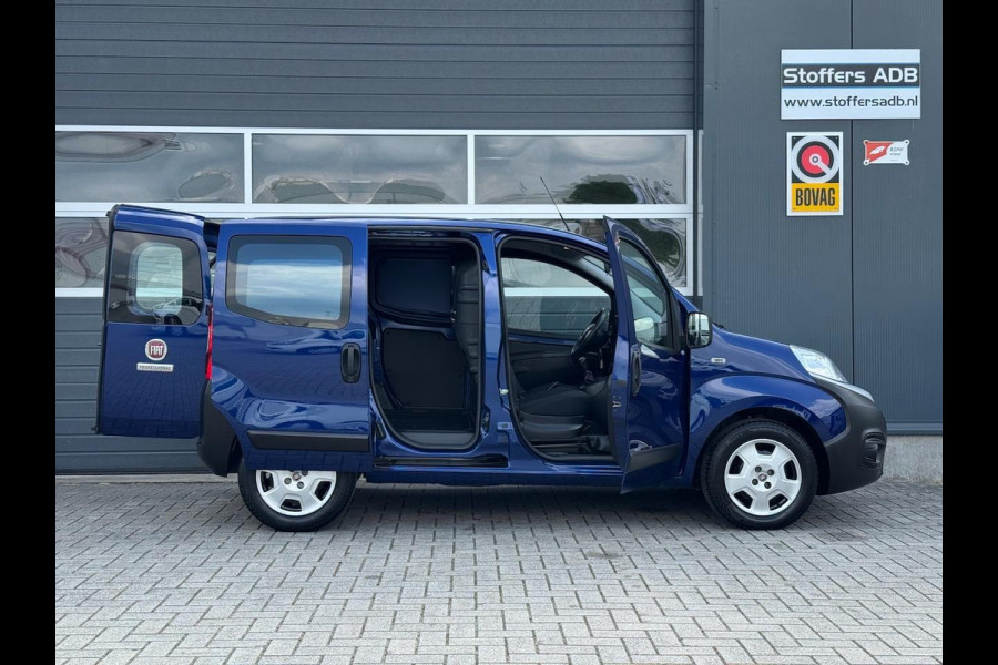 Fiat Fiorino 1.3 MultiJet 80pk | Rondom glas | Navi | Cruise | DAB-radio | Bluetooth | Parkeersensor | Schuifdeur | Metallic