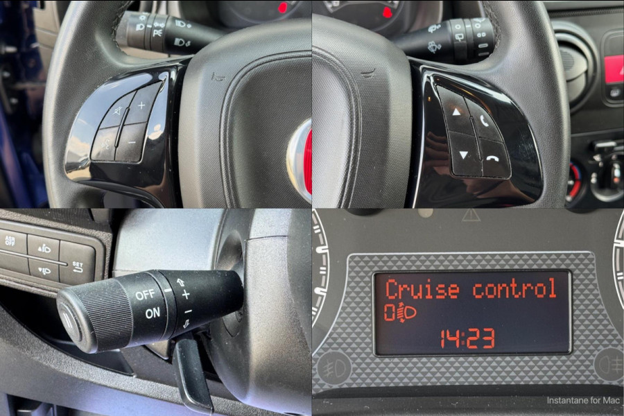 Fiat Fiorino 1.3 MultiJet 80pk | Rondom glas | Navi | Cruise | DAB-radio | Bluetooth | Parkeersensor | Schuifdeur | Metallic