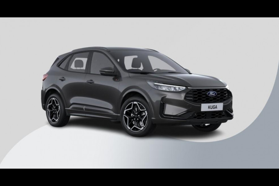 Ford Kuga 2.5 PHEV ST-Line 243 pk | Driver Assistance Pack | Wegklapbare trekhaak | 2.100 kg trekgewicht! | Winterpakket | 19 inch Licht metalen Velgen | €4.000,- prijsvoordeel!