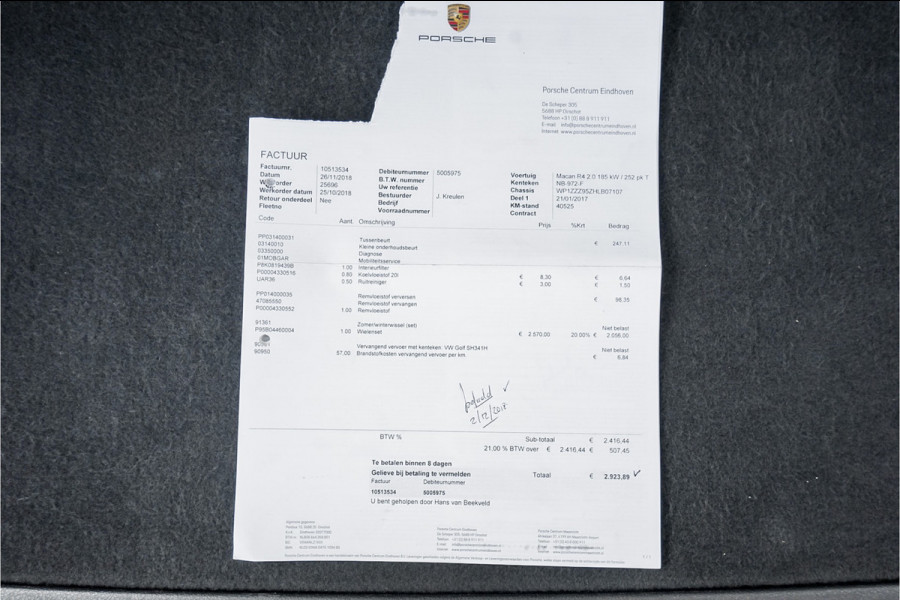 Porsche Macan 2.0T Pano Leder Camera Navi