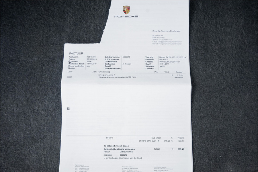 Porsche Macan 2.0T Pano Leder Camera Navi