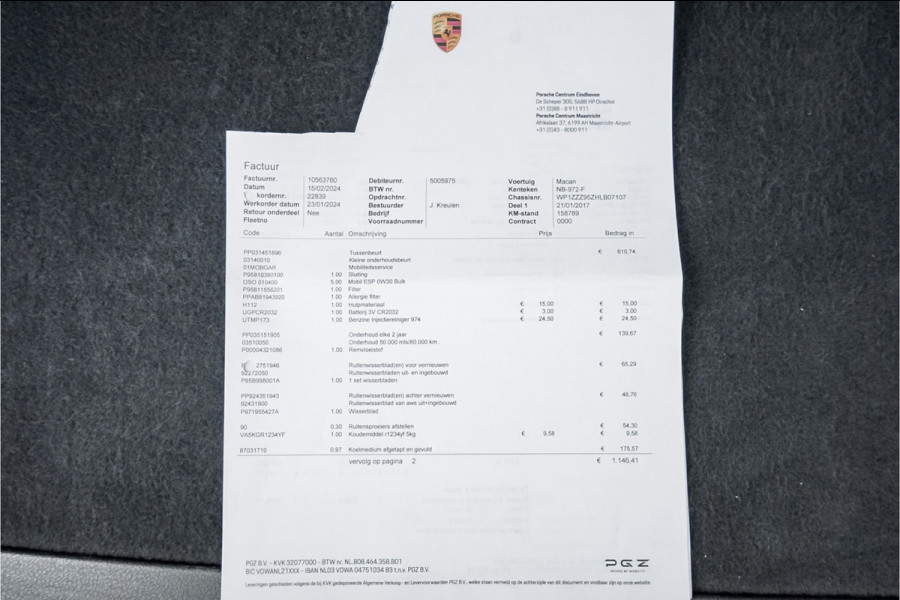 Porsche Macan 2.0T Pano Leder Camera Navi