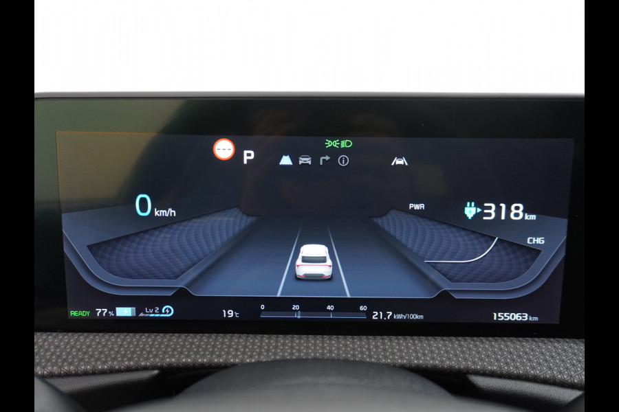 Kia Ev6 Plus 77.4kWh Leer Warmtepomp 20"Apple Carplay Android Auto Adap. Cruise Camera Navi Ecc Stoel(+Geventileerd)+Bank+Stuur-Verwarmd Elek.Achterklep Led Regen-Lichtsensor Verkeersbord detectie Connected Services Bluetooth Uitparkeer waarschuwing Rijstrooksensor met correctie 1e Eigenaar Origineel Nederlandse Auto Dealer Onderhouden tot 233kw DC en 11kw AC laden