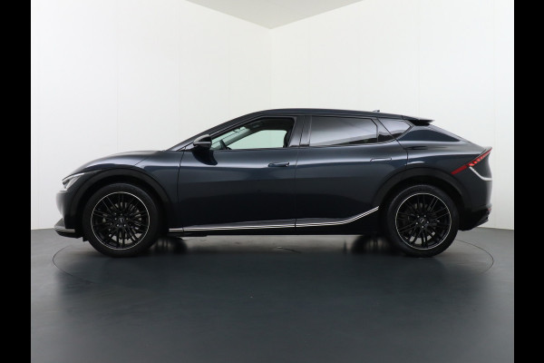 Kia Ev6 Plus 77.4kWh Leer Warmtepomp 20"Apple Carplay Android Auto Adap. Cruise Camera Navi Ecc Stoel(+Geventileerd)+Bank+Stuur-Verwarmd Elek.Achterklep Led Regen-Lichtsensor Verkeersbord detectie Connected Services Bluetooth Uitparkeer waarschuwing Rijstrooksensor met correctie 1e Eigenaar Origineel Nederlandse Auto Dealer Onderhouden tot 233kw DC en 11kw AC laden