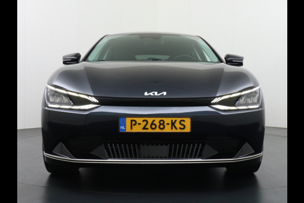 Kia Ev6 Plus 77.4kWh Leer Warmtepomp 20"Apple Carplay Android Auto Adap. Cruise Camera Navi Ecc Stoel(+Geventileerd)+Bank+Stuur-Verwarmd Elek.Achterklep Led Regen-Lichtsensor Verkeersbord detectie Connected Services Bluetooth Uitparkeer waarschuwing Rijstrooksensor met correctie 1e Eigenaar Origineel Nederlandse Auto Dealer Onderhouden tot 233kw DC en 11kw AC laden