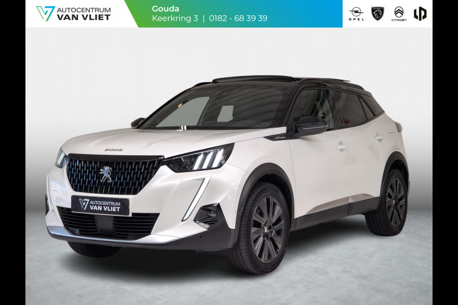 Peugeot 2008 1.2 PureTech 130pk EAT8 GT-Line Automaat | Glazen Schuifdak | Navigatie | Stoelverwarming | Achteruitrijcamera