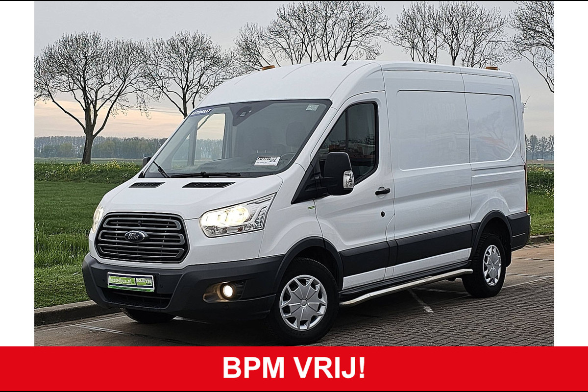 Ford Transit 350 2.0 TDCI L2H2 Trend automaat, airco, navi, side bars, trekhaak, Euro6!