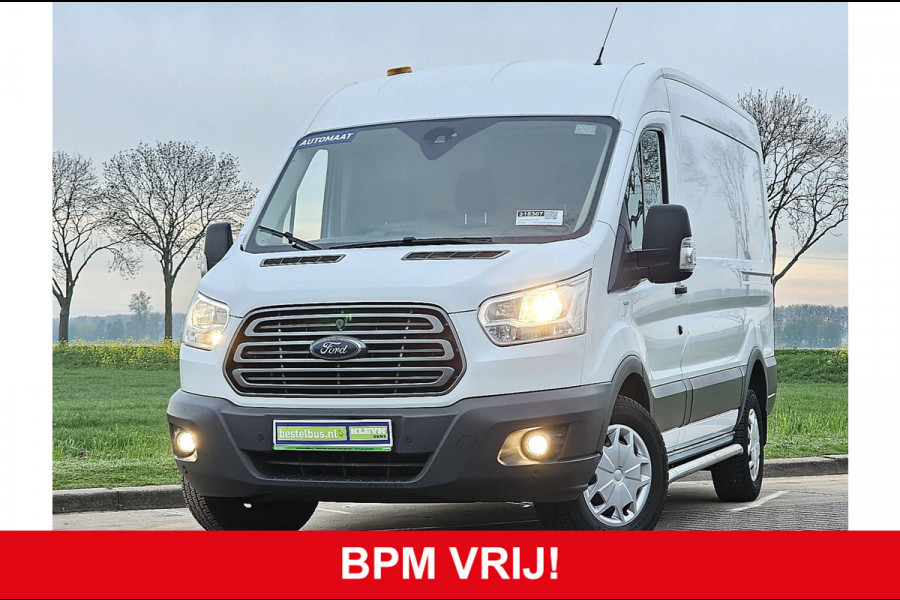 Ford Transit 350 2.0 TDCI L2H2 Trend automaat, airco, navi, side bars, trekhaak, Euro6!