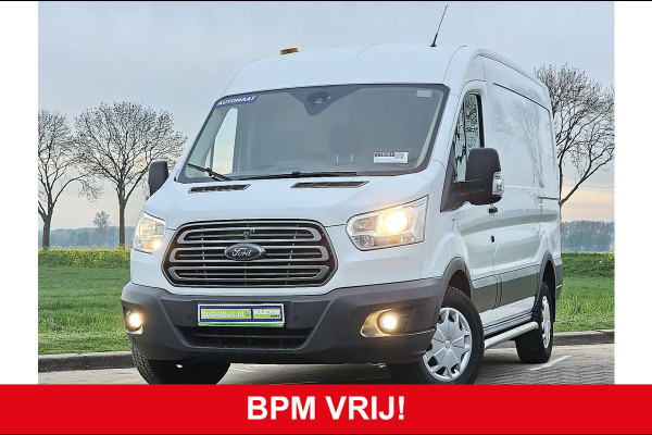 Ford Transit 350 2.0 TDCI L2H2 Trend automaat, airco, navi, side bars, trekhaak, Euro6!