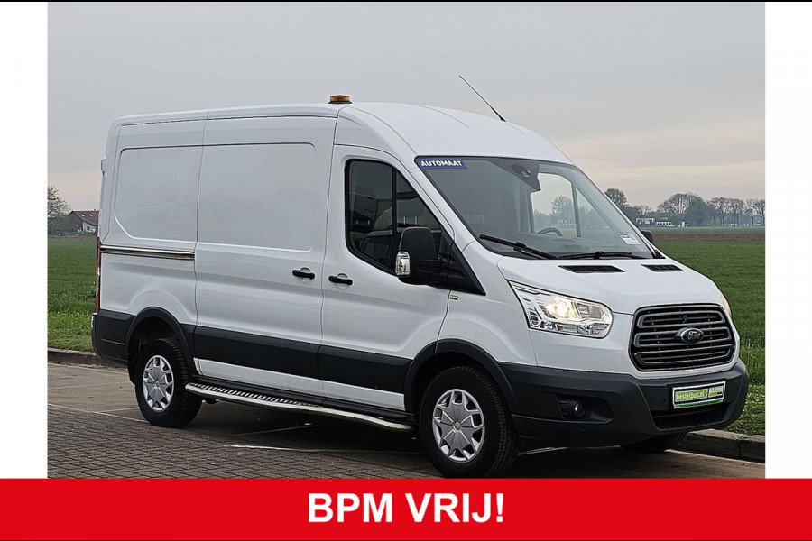 Ford Transit 350 2.0 TDCI L2H2 Trend automaat, airco, navi, side bars, trekhaak, Euro6!