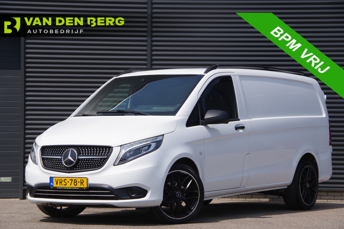 Mercedes-Benz Vito L2 150PK 3-ZITS, LED, TREKHAAK, CAMERA, ALCANTARA HEMEL, CRUISE, AIRCO, DIAMONT GRILLE, 20'' LM WIELEN Mercedes-Benz Vito L2 150PK 3-ZITS, LED, TREKHAAK, CAMERA, ALCANTARA HEMEL, CRUISE, AIRCO, DIAMONT GRILLE, 20'' LM WIELEN